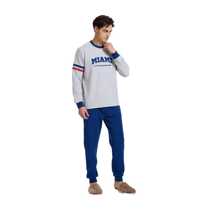 Pijama Hombre Polar Gris Fashion´s Park-0