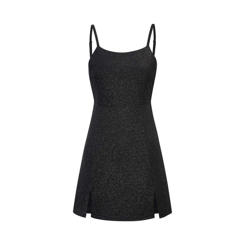 Vestido Niña Fiesta Lurex Negro Fashions Park-0