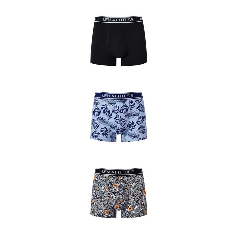 Boxer Hombre Underwear Negro Fashions Park-0