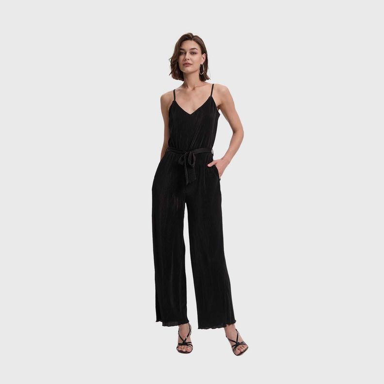 Enterito Mujer Largo Cuello Negro Fashion's Park-3