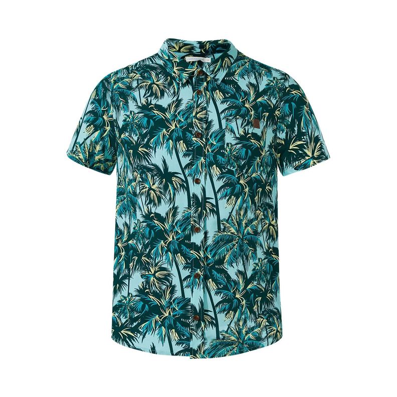 Camisa Niño Guayabera Full Print Calipso Fashion's Park-0