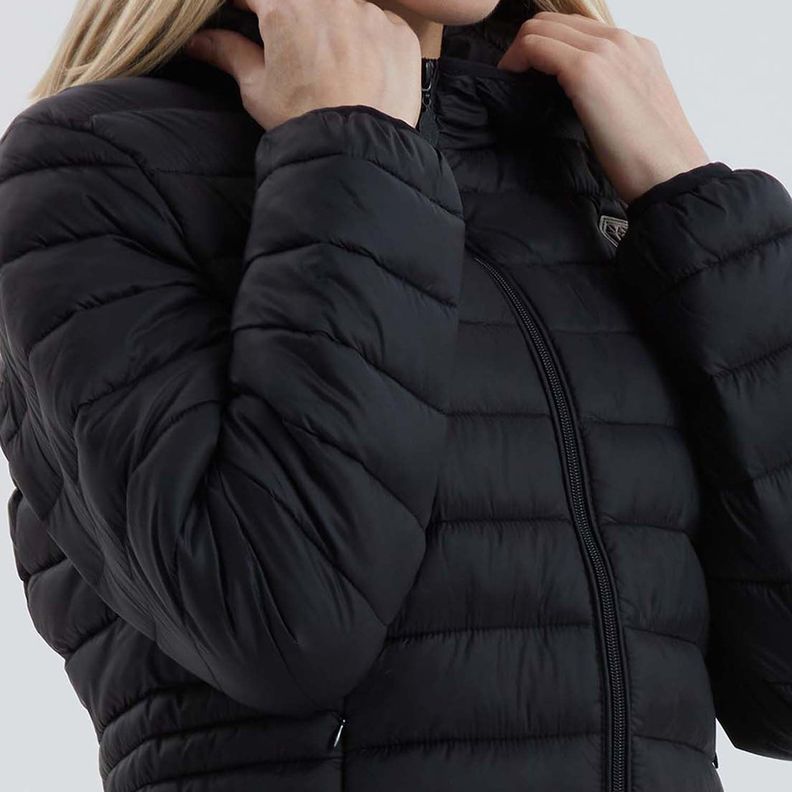 Parka Mujer Corta Negro Fashion´s Park-3