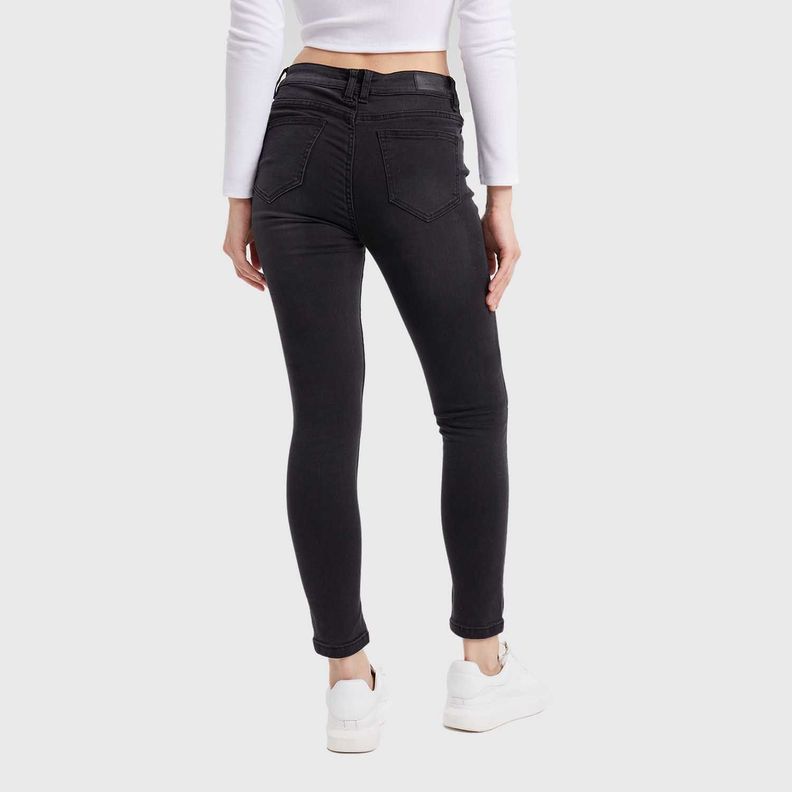 Jeans Mujer Super Skinny Estela Negro-2