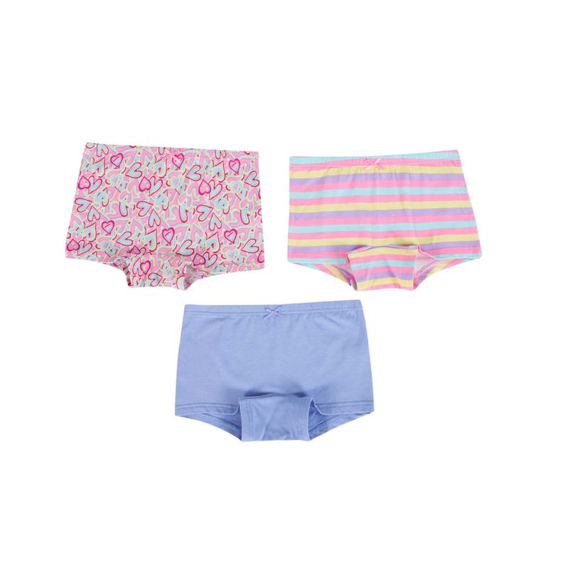 Calzón Niña Tripack Tipo Short Lila Fashion's Park-0