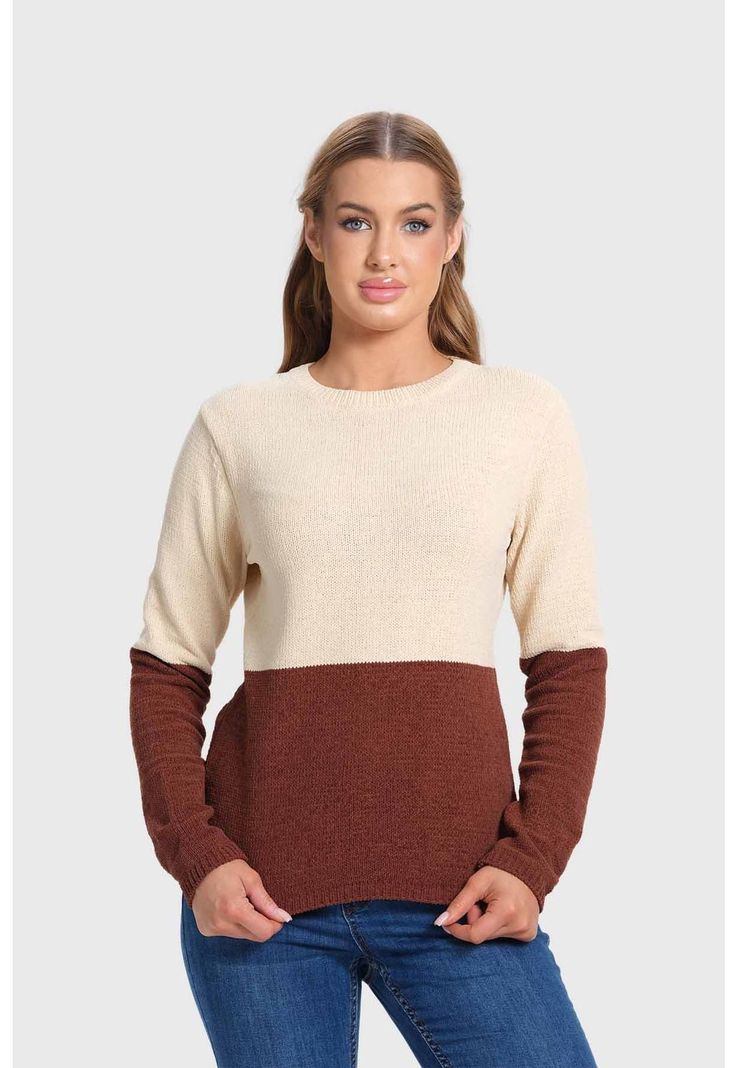 Sweater Mujer Chenille Café - ll