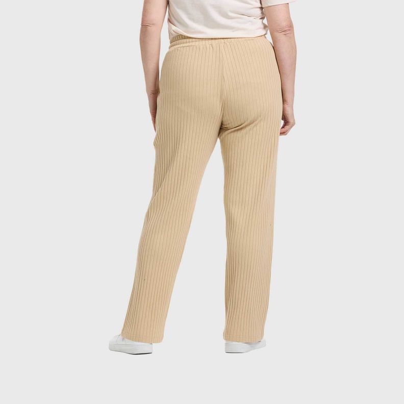 Pantalón Buzo Mujer Con Cordones Beige Fashion's Park-2