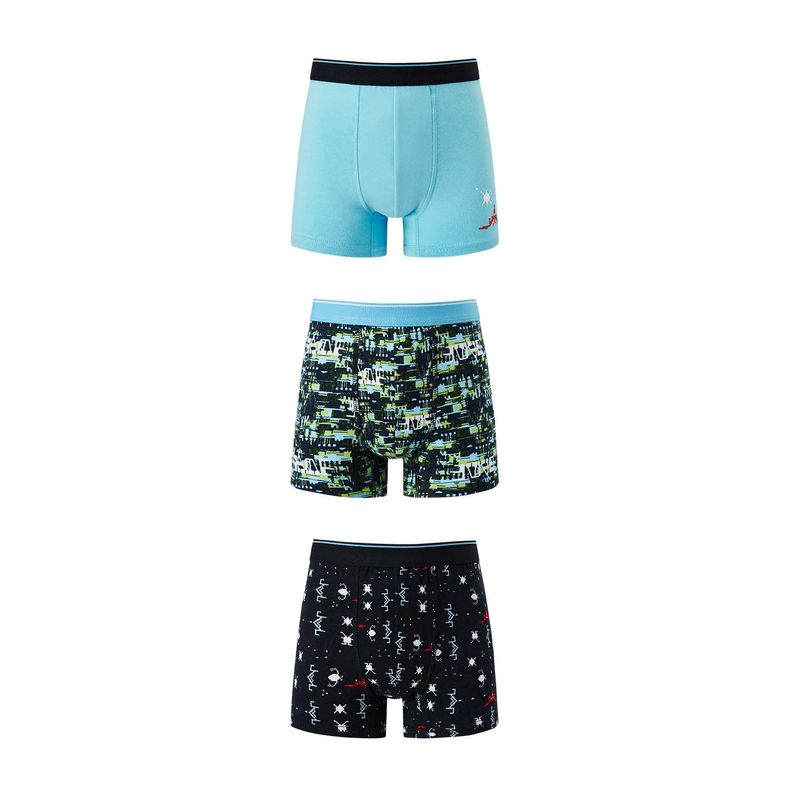Boxer Niño Tripack Teens Azul Fashion's Park-0