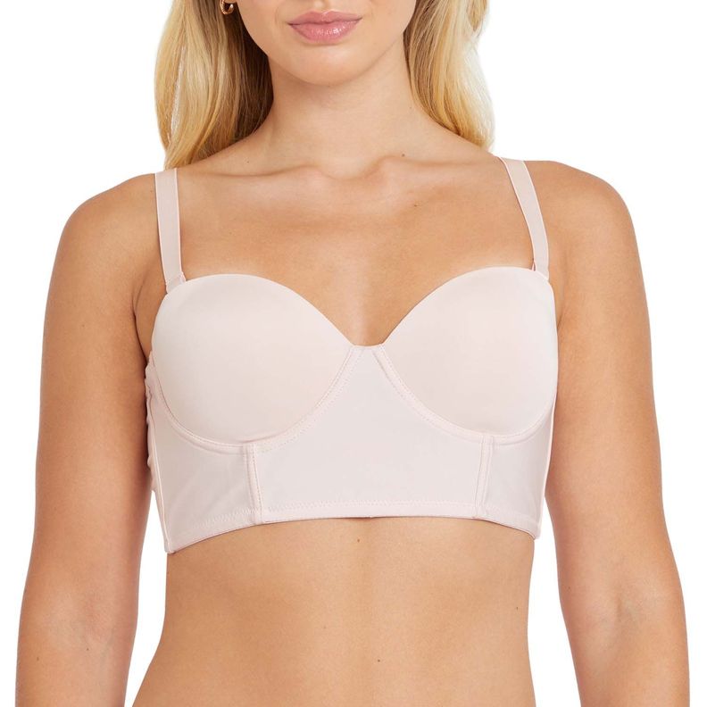 Sostén Mujer Strapless Bustier Beige-0