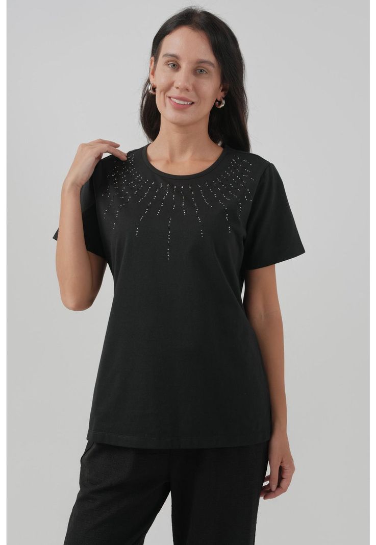 Polera Regular Mujer Negro - ll