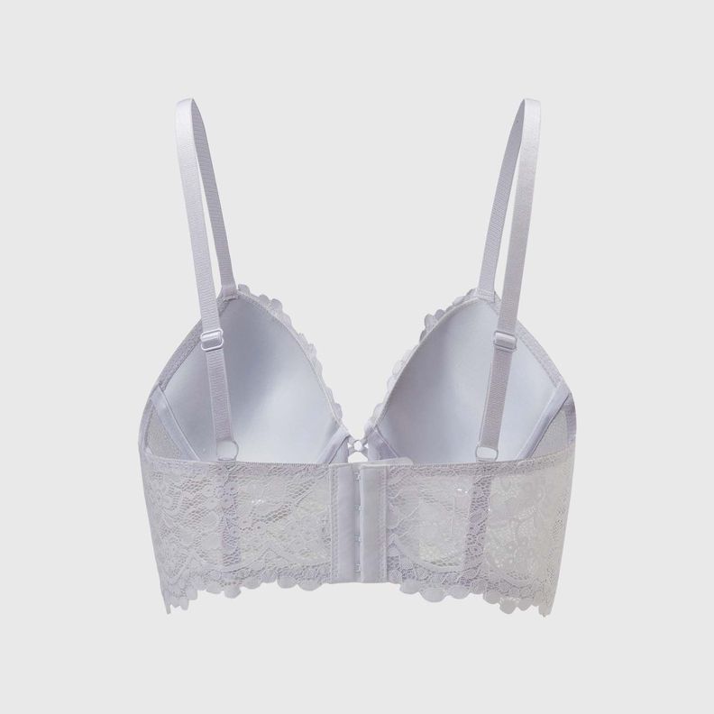 Sostén Mujer Corset Detalle Cruce Medio Blanco Fsp-1