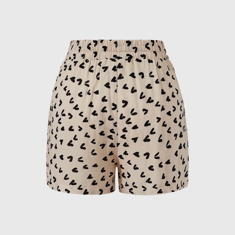 Short Niña Full Print Beige Fashion's Park-1