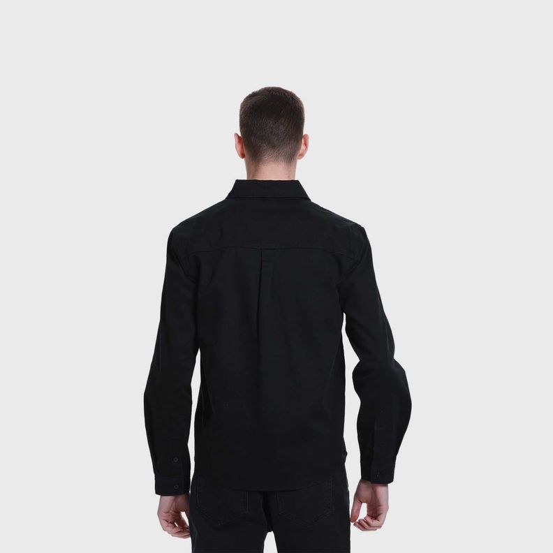 Camisa Hombre Sobrecamisa Con Bolsillo Gris-2