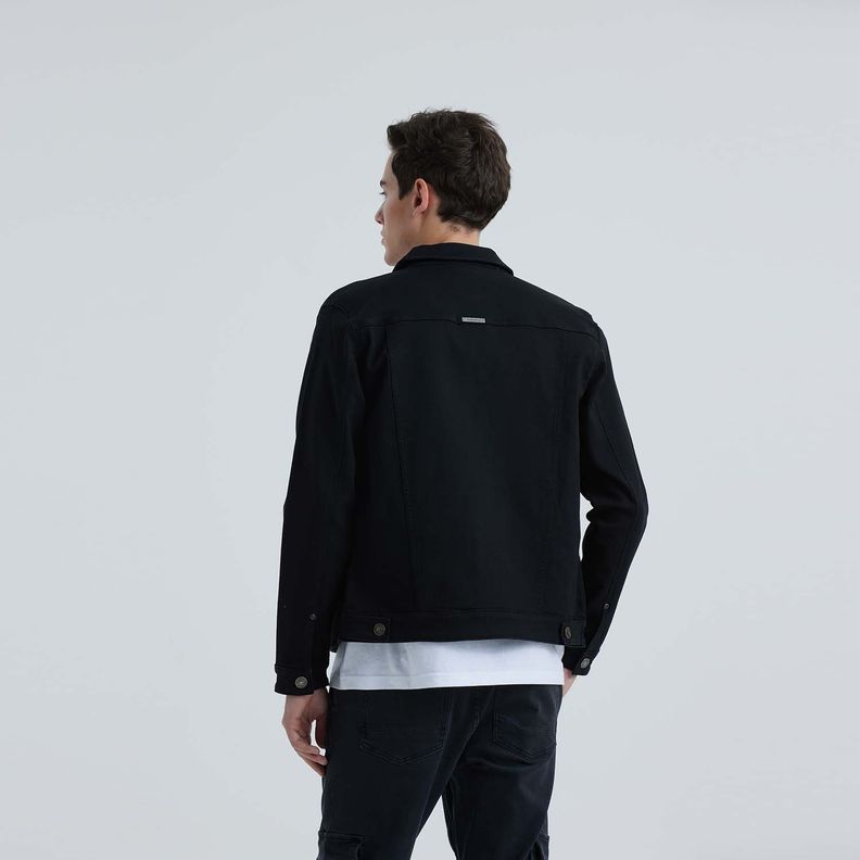 Chaqueta Hombre Jogger Negro-2