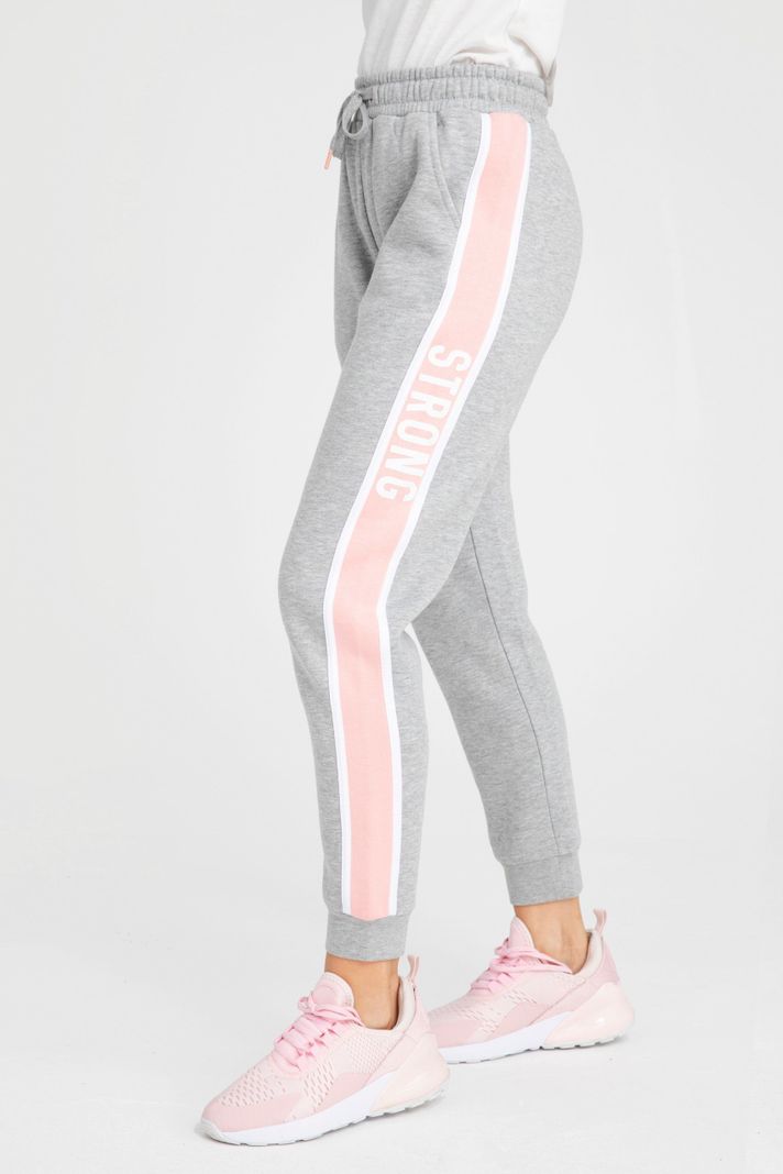 Pantalón Buzo Jogger Texto Deportivo Fp-1