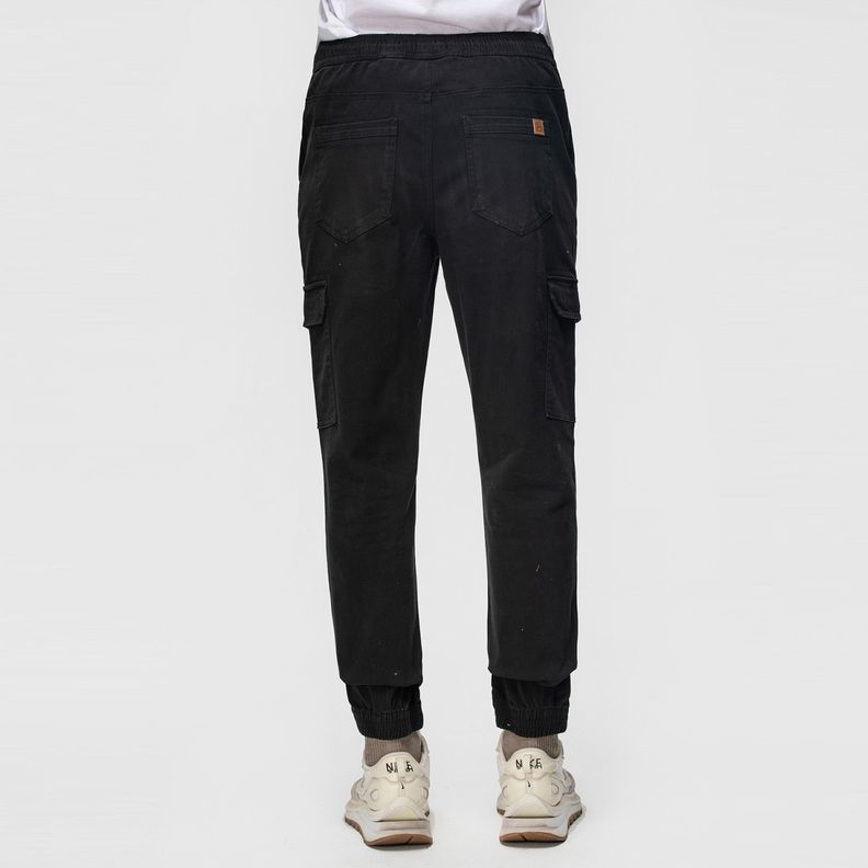 Pantalón Jogger Cargo Juvenil Negro Fashions Park-2