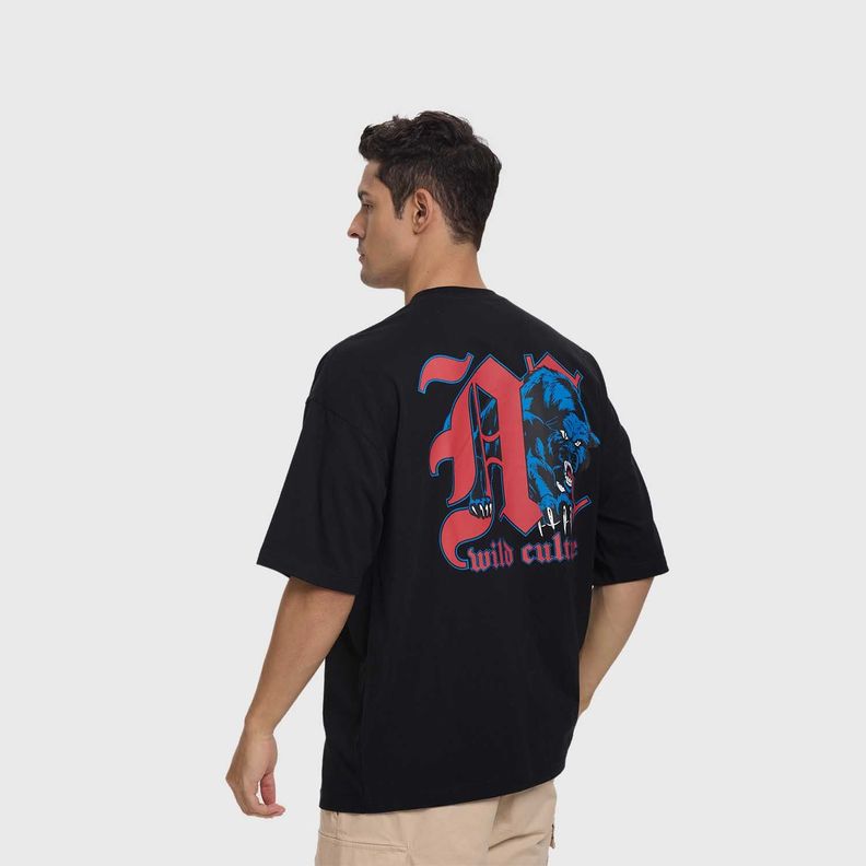 Polera Hombre Wild Negro Fashion's Park-2
