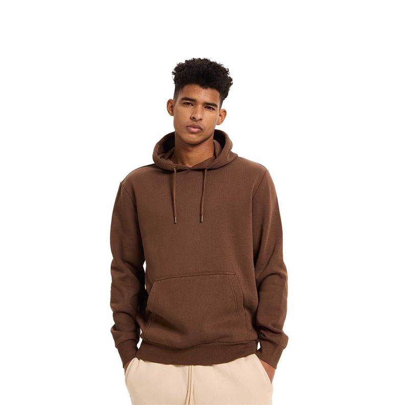 Polerón Hombre Hoodie Básico Chocolate Fashion's Park-0