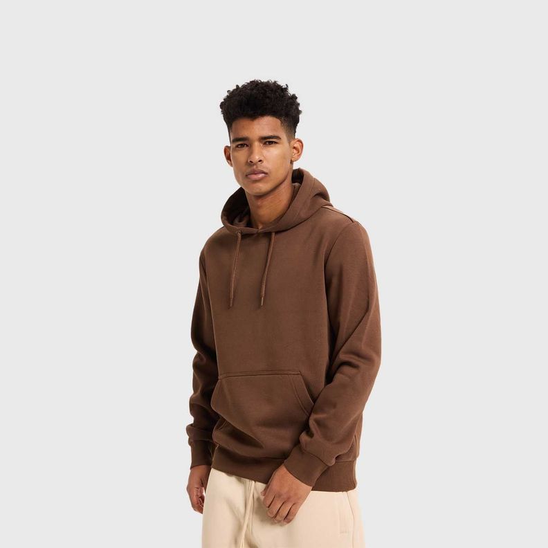 Polerón Hombre Hoodie Básico Chocolate Fashion's Park-1