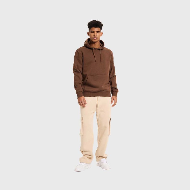 Polerón Hombre Hoodie Básico Chocolate Fashion's Park-3