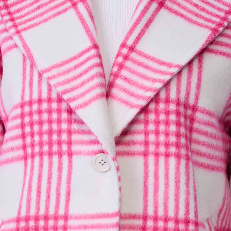 Abrigo Mujer Leñador Magenta-3