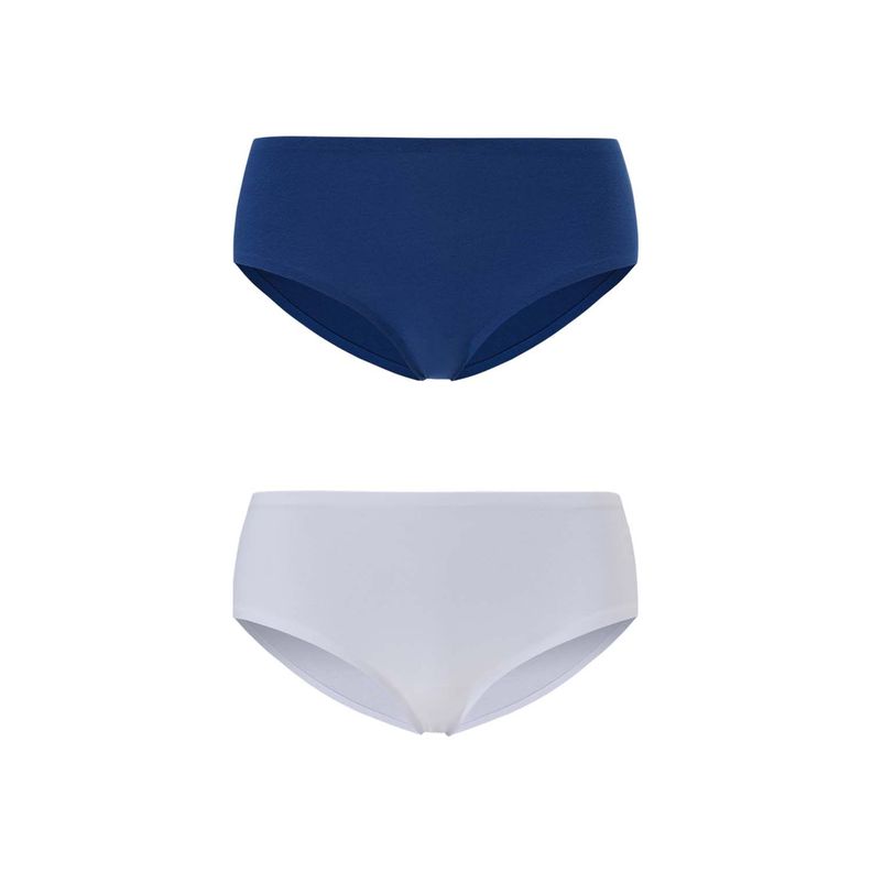 Calzón Mujer Bipack Pantaleta Algodón Azul Fashion's Park-0