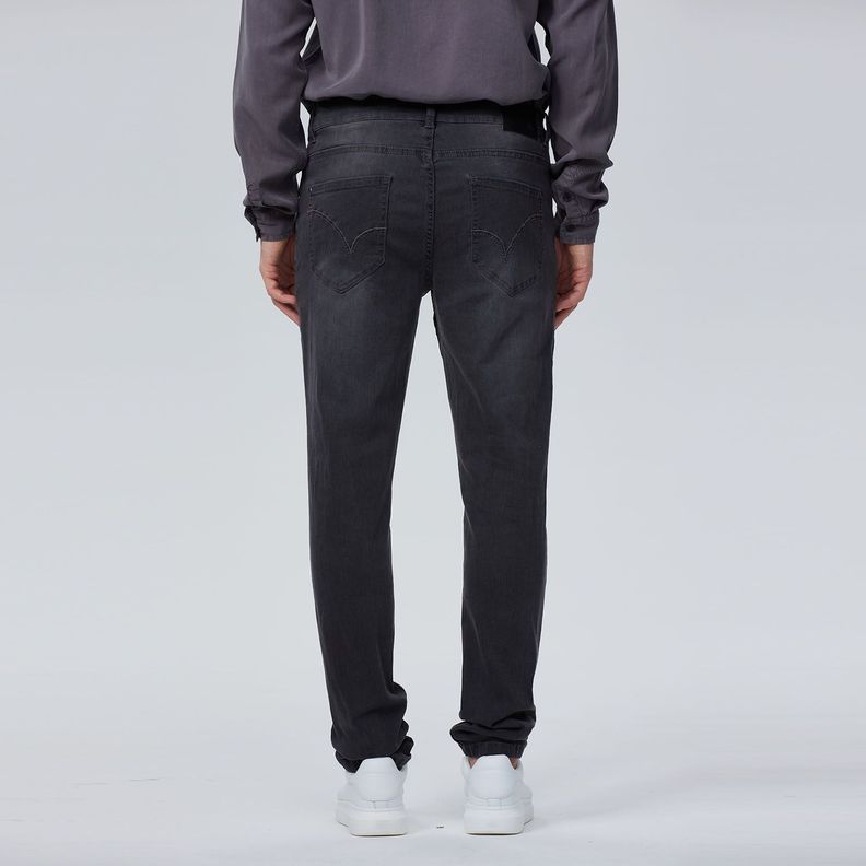 Jeans Skinny 101 Gris Oscuro Hombre-2