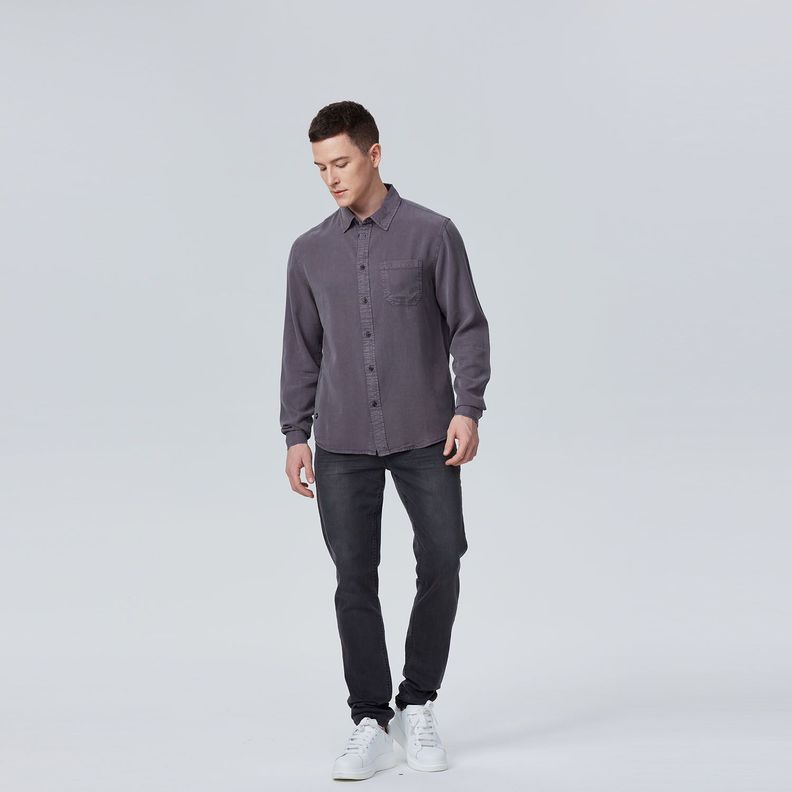 Jeans Skinny 101 Gris Oscuro Hombre-3