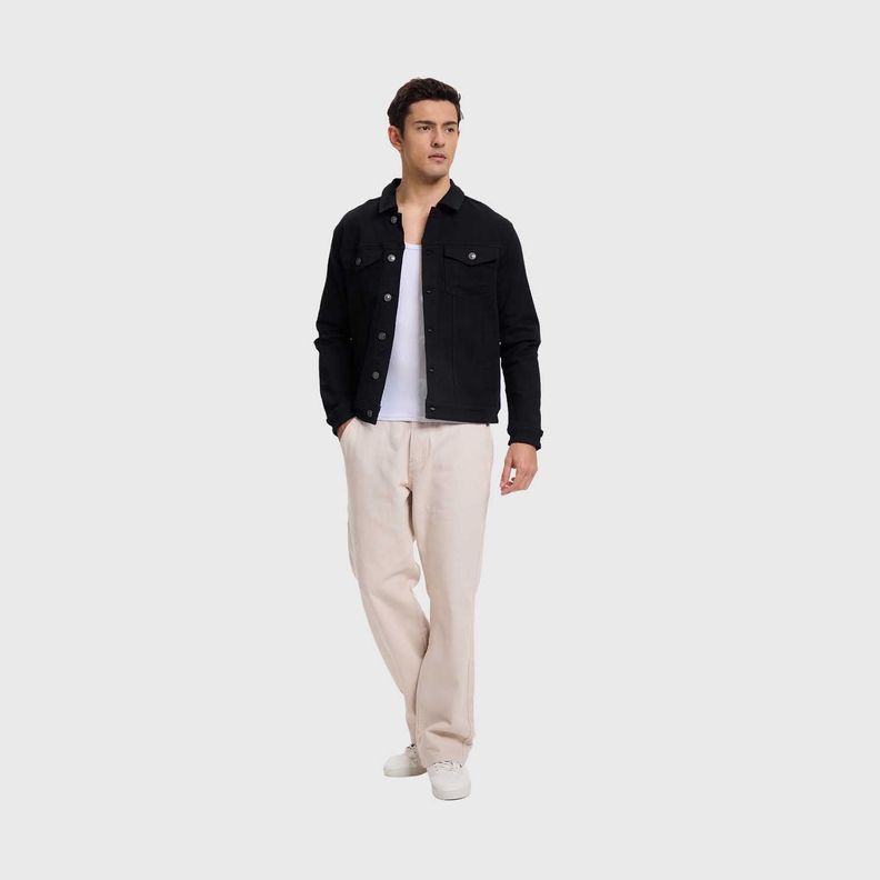 Chaqueta Hombre Jogger Negro Fashion's Park-3