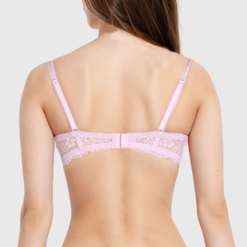 Sostén Mujer Strapless Encaje Lila-1