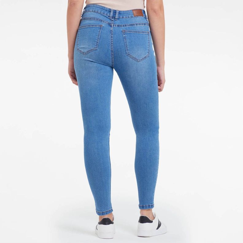 Jeans Super Skinny Estela Azul Claro Mujer-2