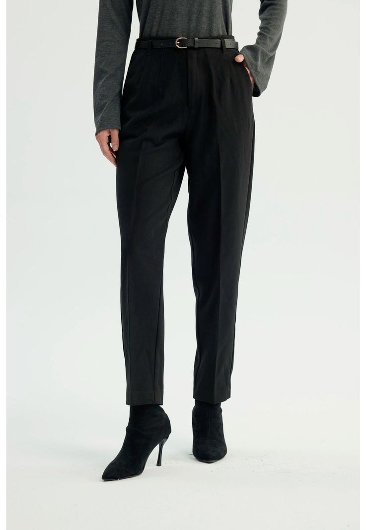 Pantalón Mujer Pitillo Negro