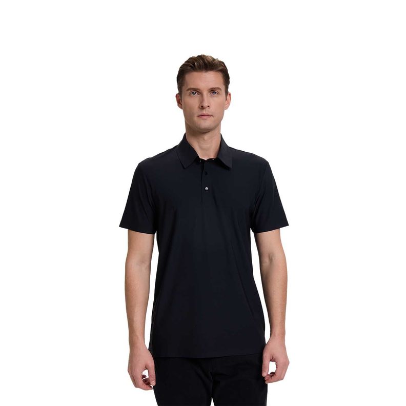 Polera Hombre Deportiva Negro Fashion's Park-0
