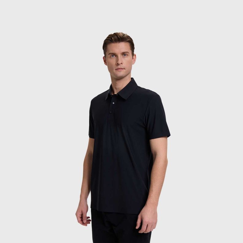 Polera Hombre Deportiva Negro Fashion's Park-1