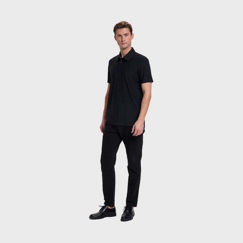Polera Hombre Deportiva Negro Fashion's Park-3