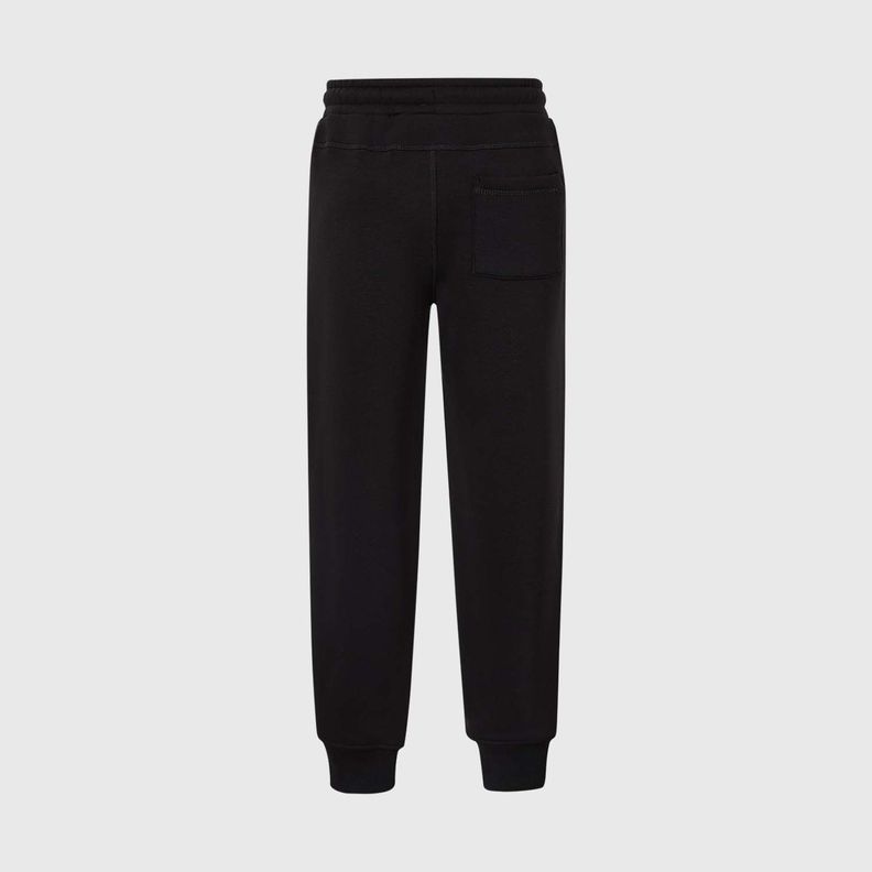 Pantalón Buzo Niño Jogger Corte Lateral Negro-1