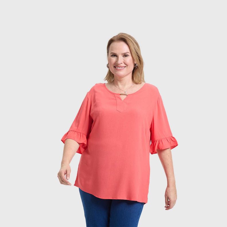 Blusa Mujer Vuelo Rojo Fashion's Park-1