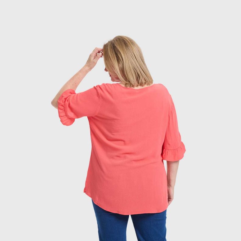 Blusa Mujer Vuelo Rojo Fashion's Park-2