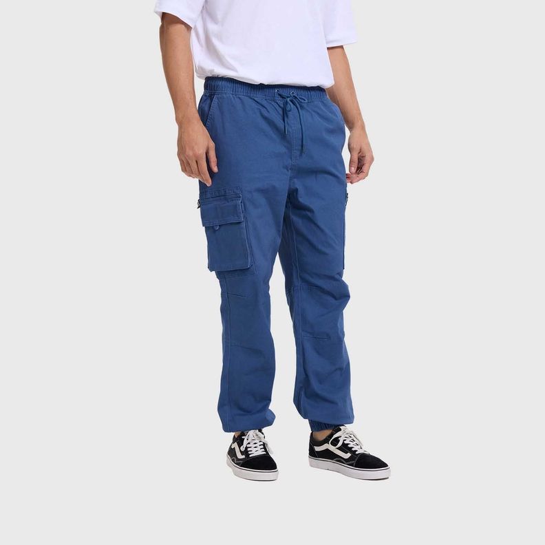 Pantalón Hombre Cargo Jogger Azul Piedra Fashion's Park-1
