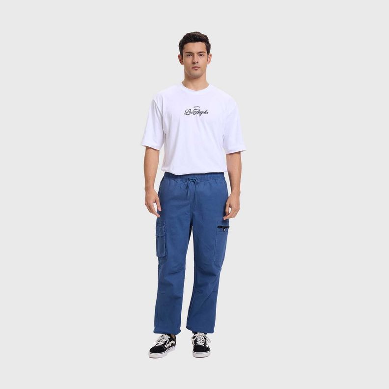 Pantalón Hombre Cargo Jogger Azul Piedra Fashion's Park-3