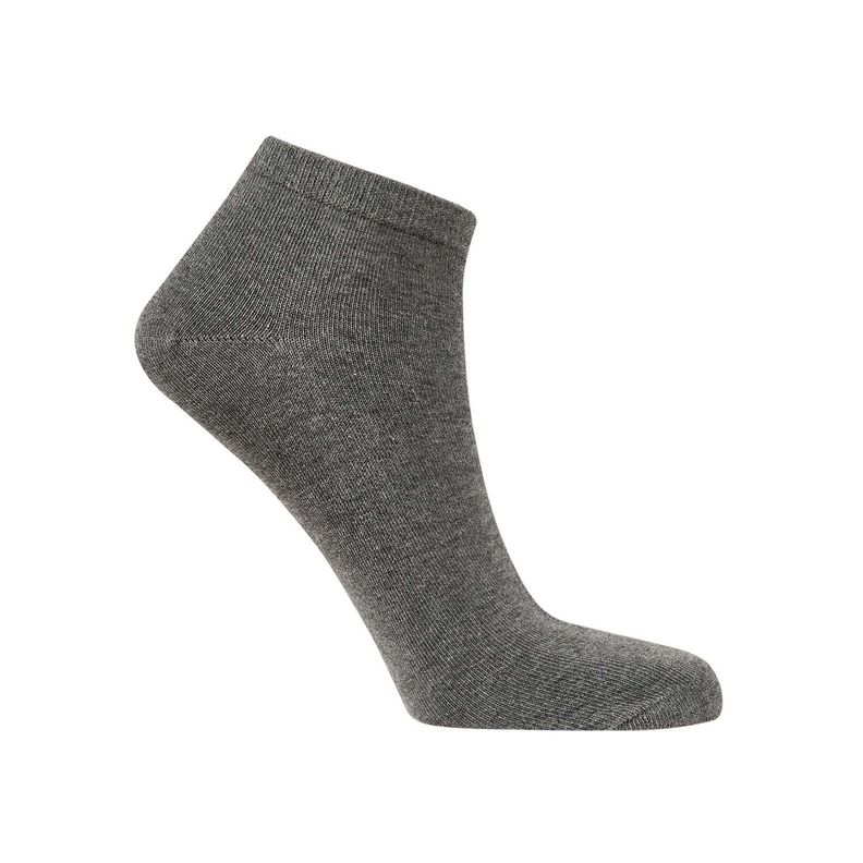 Calceta Deportiva Hombre Tripack Gris Melange Fashions Park-0