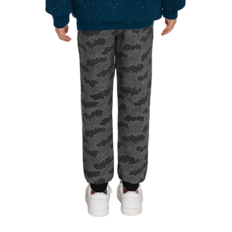 Pantalón Buzo Niño Jogger Full Print Negro-1