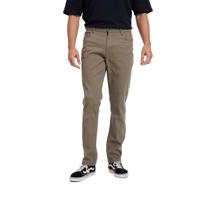 Jeans Hombre Slim Color Verde II  Fashion's Park-0