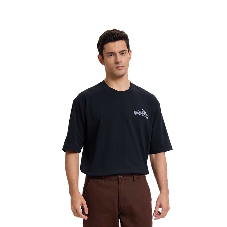 Polera Hombre Print Graffiti Negro Fashion's Park-0