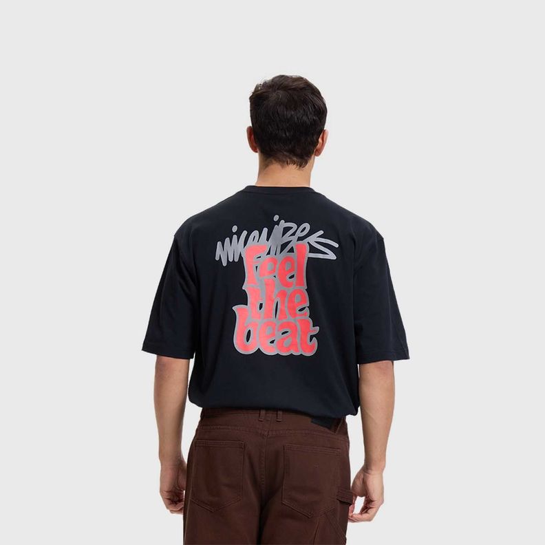 Polera Hombre Print Graffiti Negro Fashion's Park-2