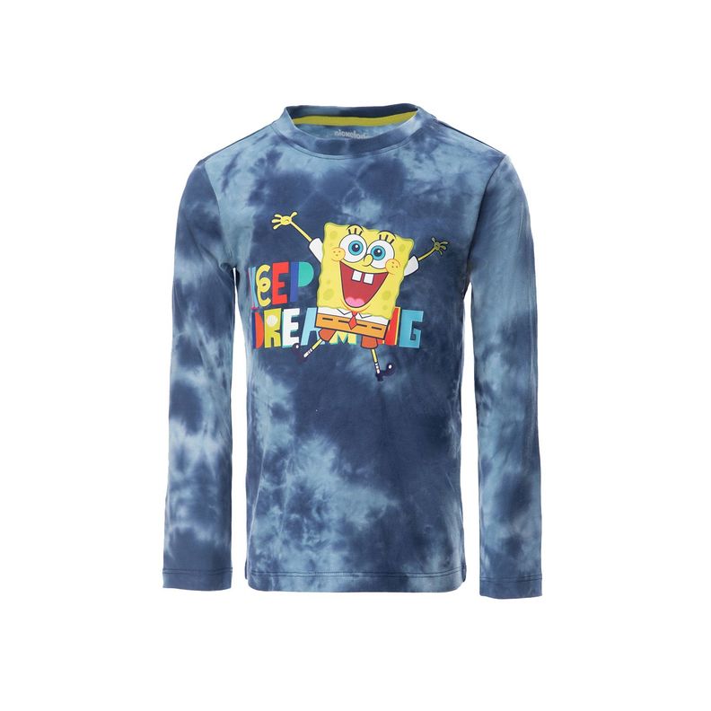 Polera Bob Esponja Infantil Azul Fashions Park-0