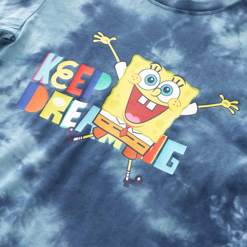 Polera Bob Esponja Infantil Azul Fashions Park-2