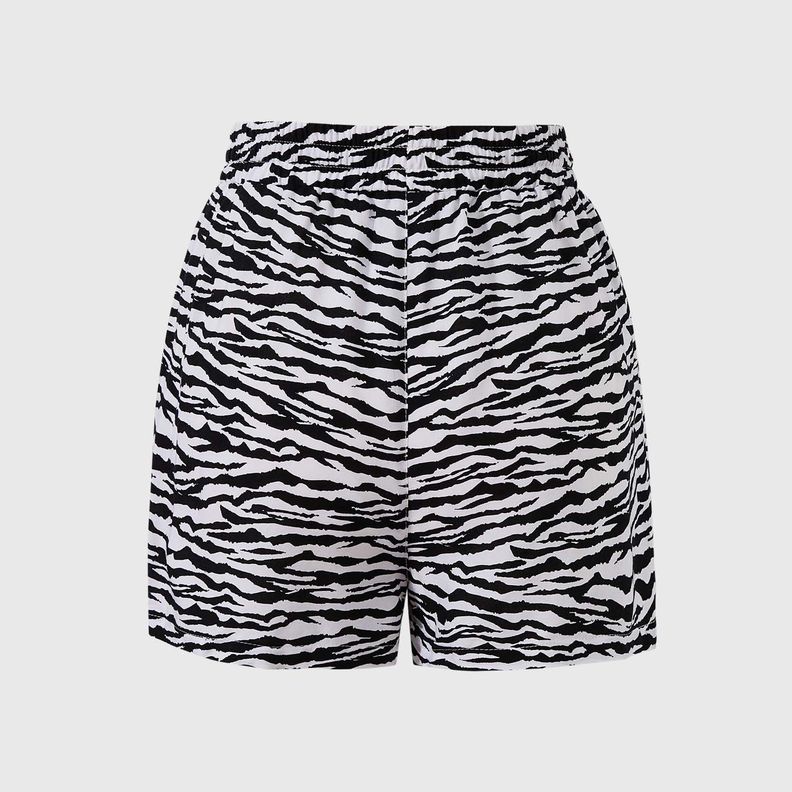 Short Niña Full Print Negro Fashion's Park-1