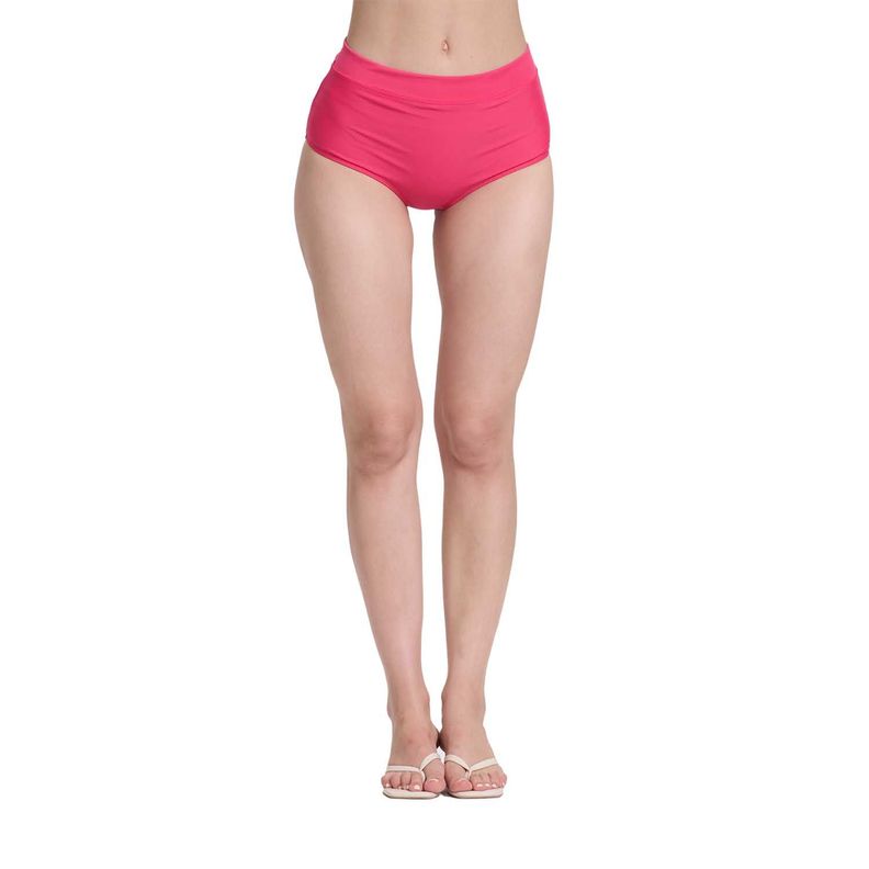 Traje De Baño Mujer Calzon Tiro Alto Fucsia Fashion's Park-0