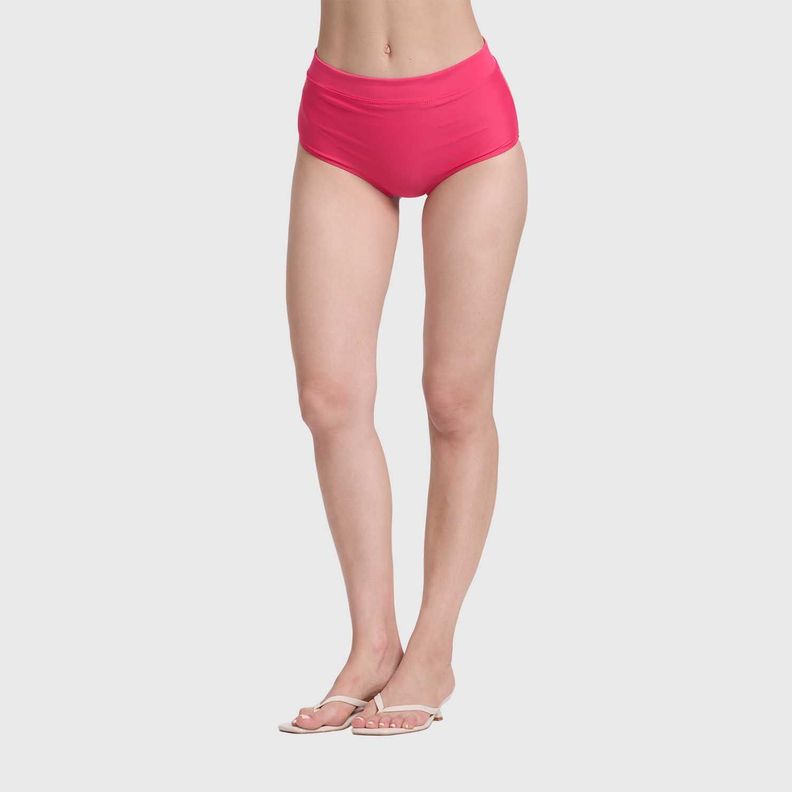 Traje De Baño Mujer Calzon Tiro Alto Fucsia Fashion's Park-3