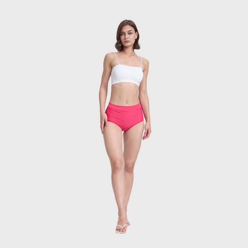 Traje De Baño Mujer Calzon Tiro Alto Fucsia Fashion's Park-6